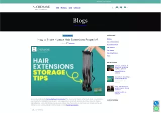 How to Store Human Hair Extensions Properly