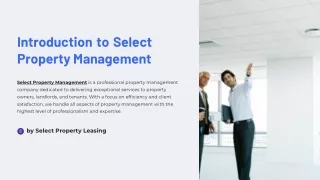 Select Property Management: Expertise for Your Investment Success