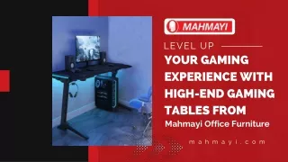 High-End Gaming Tables Online| Buy Top-Quality Gaming Furniture| Renowned Furnit