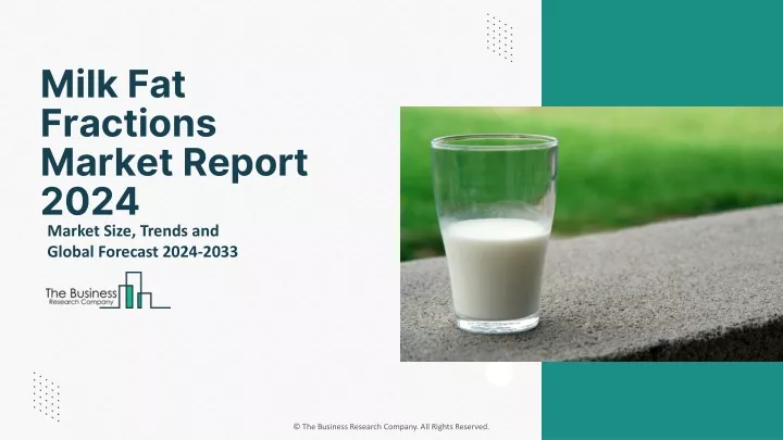 milk fat fractions market report 2024