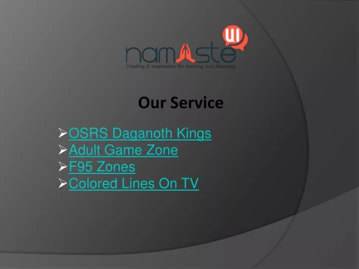 our service