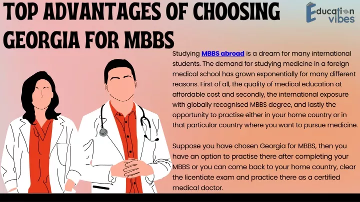 top advantages of choosing georgia for mbbs