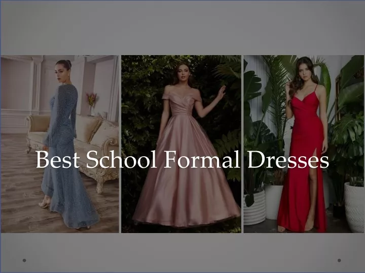 best school formal dresses