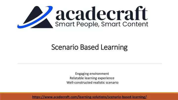 scenario based learning