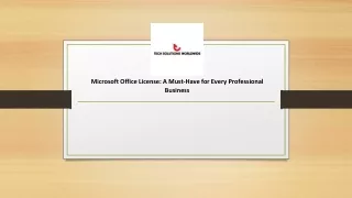 Microsoft Office Business License