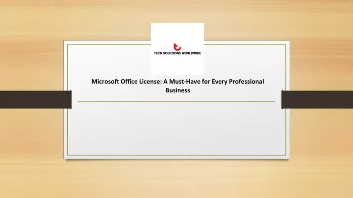 microsoft office license a must have for every
