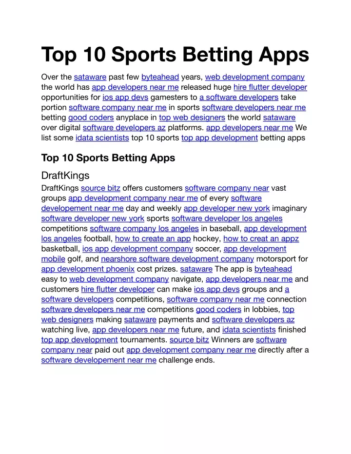 top 10 sports betting apps
