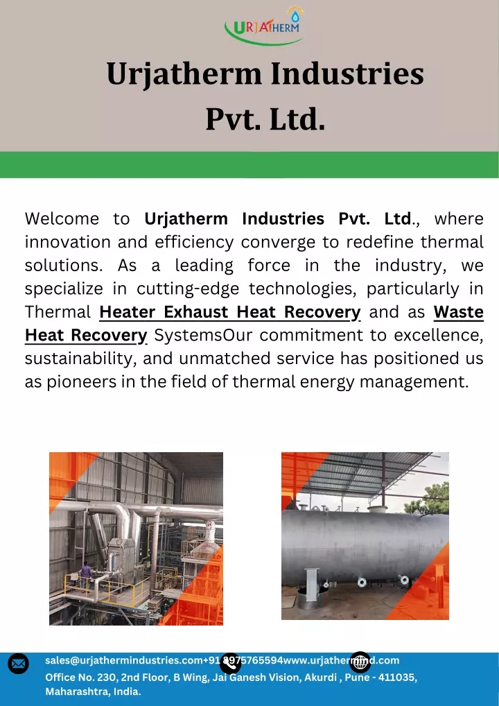 urjatherm industries pvt ltd