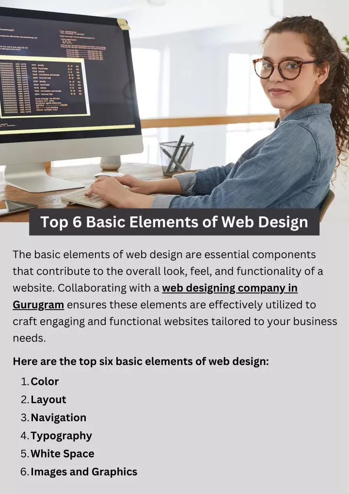 top 6 basic elements of web design