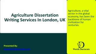 agriculture a vital sector in the global economy