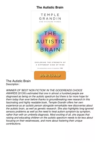 $PDF$/READ The Autistic Brain