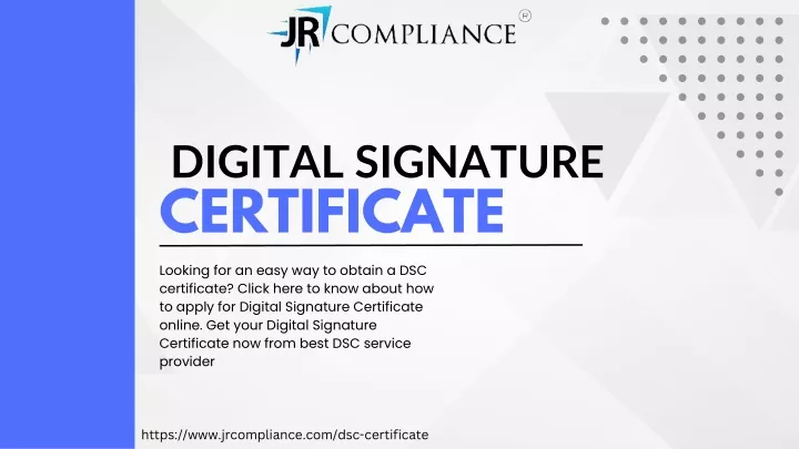 digital signature certificate