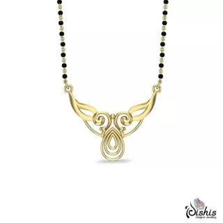 Addilyn Gold Mangalsutra by Dishis Designer Jewellery