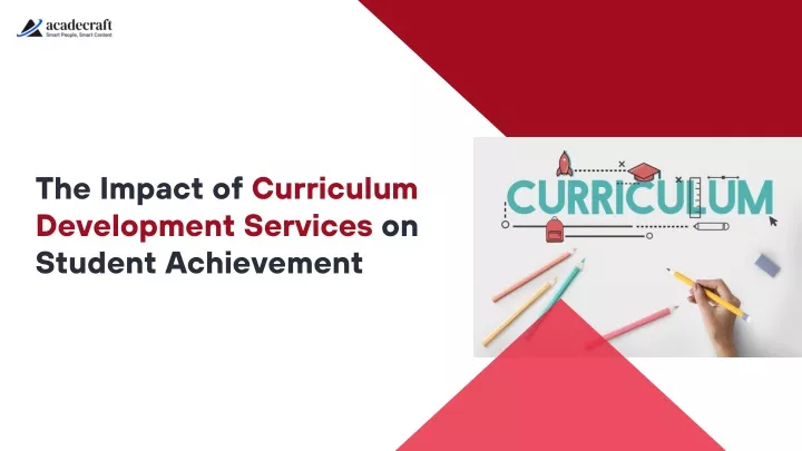 the impact of curriculum development services