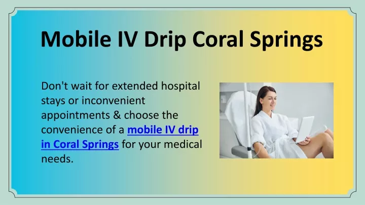 mobile iv drip coral springs