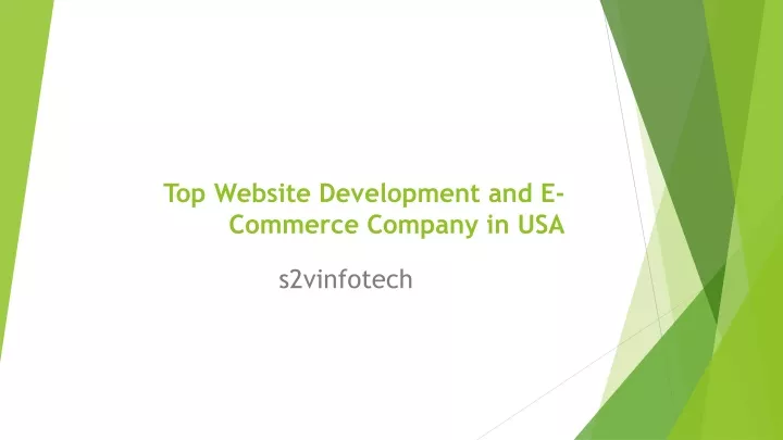 top website development and e commerce company in usa