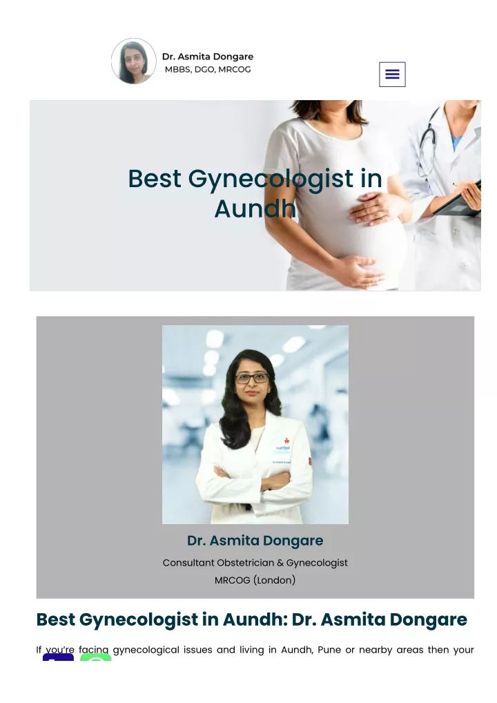 best gynecologist in aundh