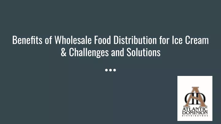 benefits of wholesale food distribution