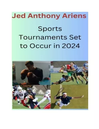 Tournaments to be held in 2024