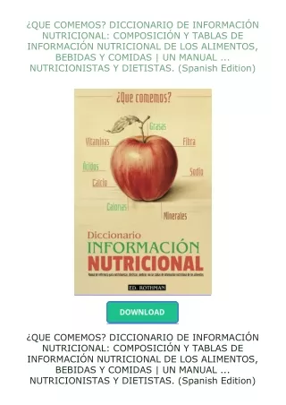 ¿QUE-COMEMOS-DICCIONARIO-DE-INFORMACIÓN-NUTRICIONAL-COMPOSICIÓN-Y-TABLAS-DE-INFORMACIÓN-NUTRICIONAL-DE-LOS-ALIMENTOS-BEB