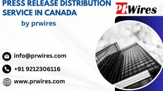 press release distribution service in canada
