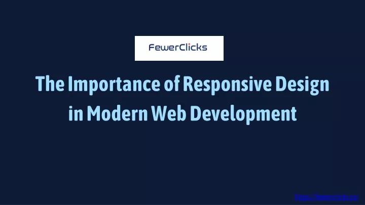 the importance of responsive design in modern