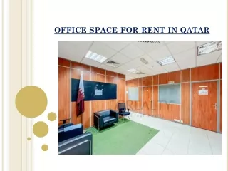 Office Space for Rent in Qatar