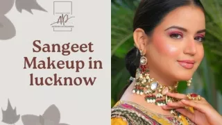 Best Sangeet Makeup in lucknow | artistrybypranisha