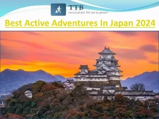 Best Active Adventures In Japan 2024