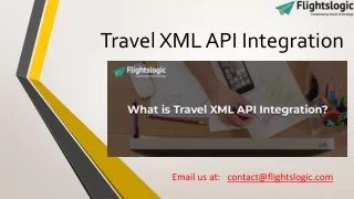 travel xml api integration