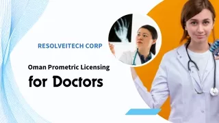 Oman Prometric Licensing for Doctors