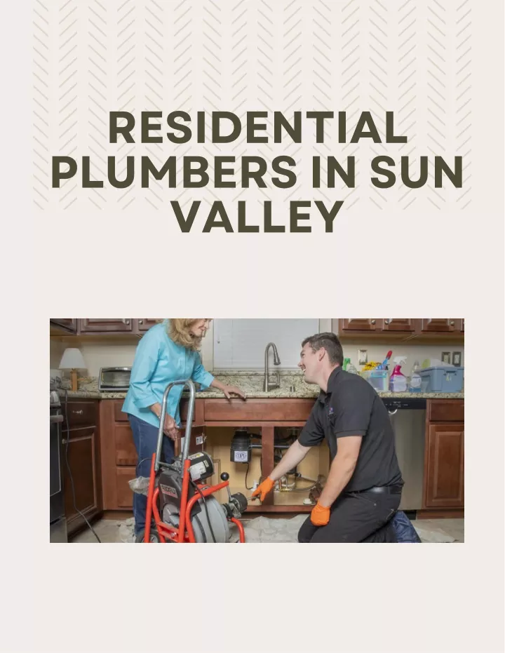 residential plumbers in sun valley