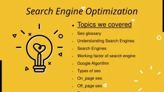 SEO BRIEF