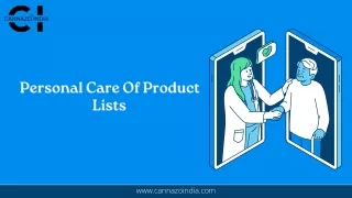 Personal Care Product Lists