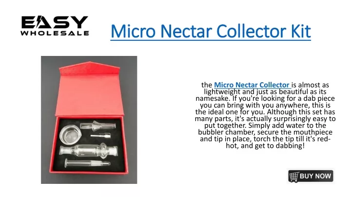 micro nectar collector kit