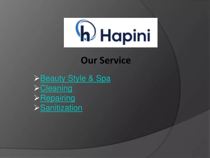 our service