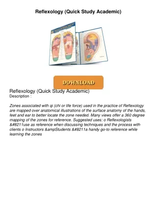 $PDF$/READ Reflexology (Quick Study Academic)