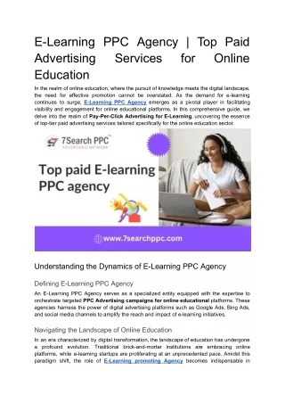 Pay-Per-Click Advertising for E-Learning _ E-Learning PPC Agency