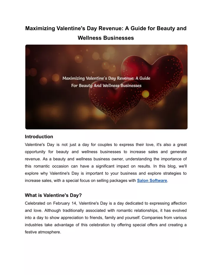 maximizing valentine s day revenue a guide