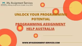 Programming Assignment Help Australia
