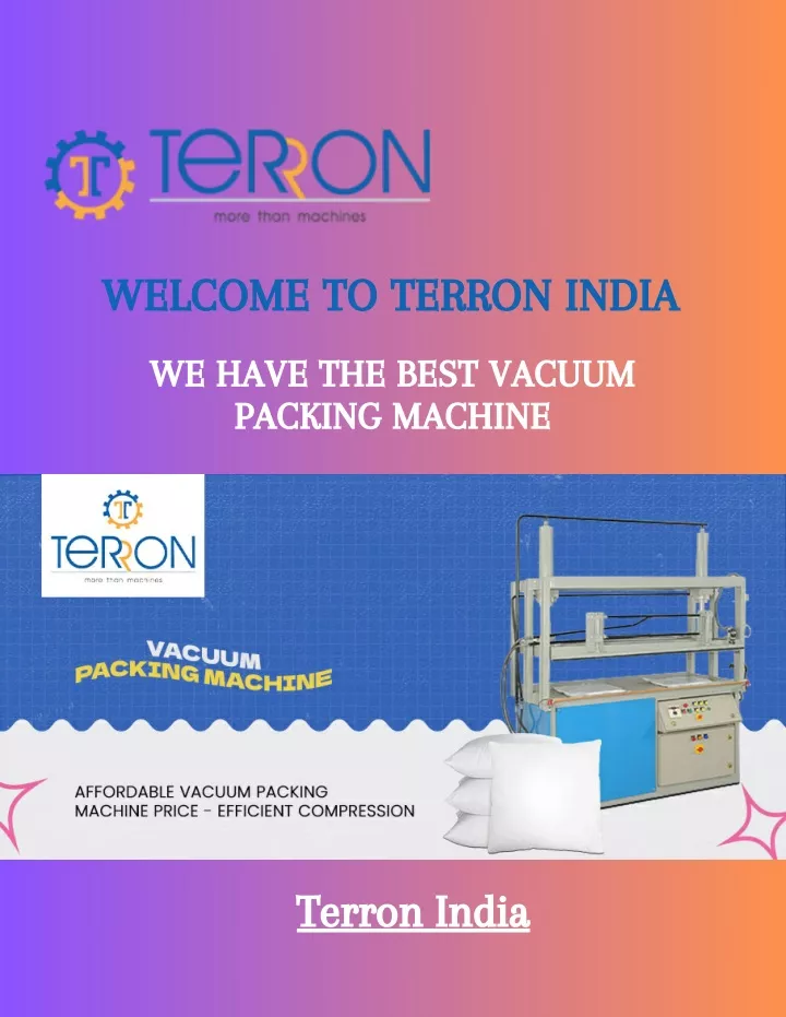 welcome to terron india
