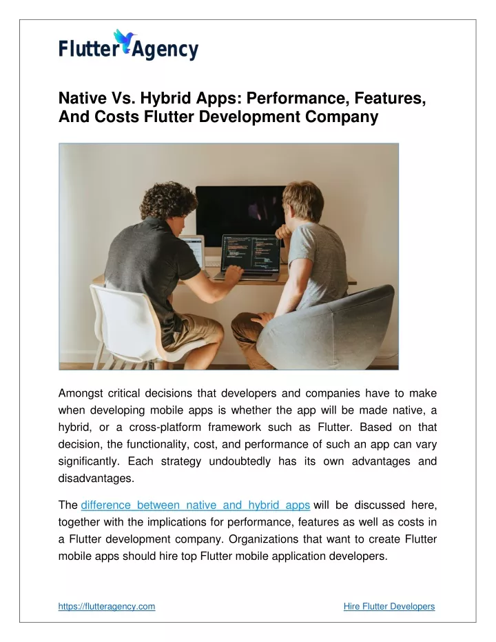 native vs hybrid apps performance features