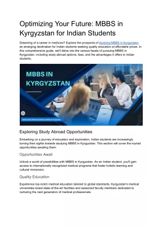 Optimizing Your Future_ MBBS in Kyrgyzstan for Indian Students (2)