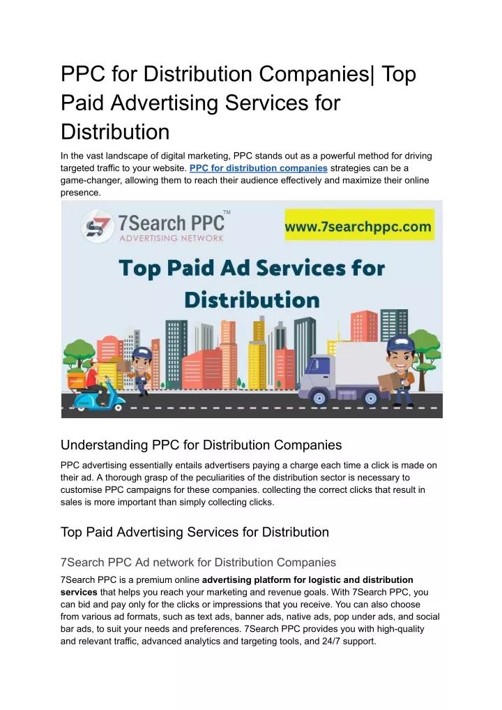 ppc for distribution companies top paid
