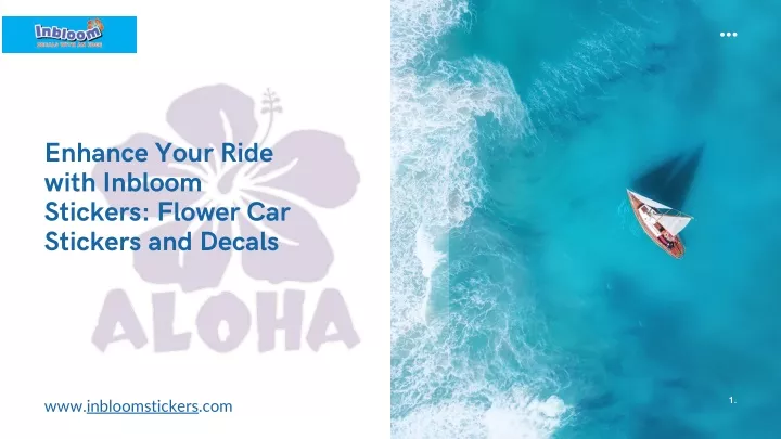 enhance your ride with inbloom stickers flower