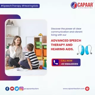 Hearing Aids and Speech Therapy | Best Hearing Aids Centre in Bangalore | CAPAAR