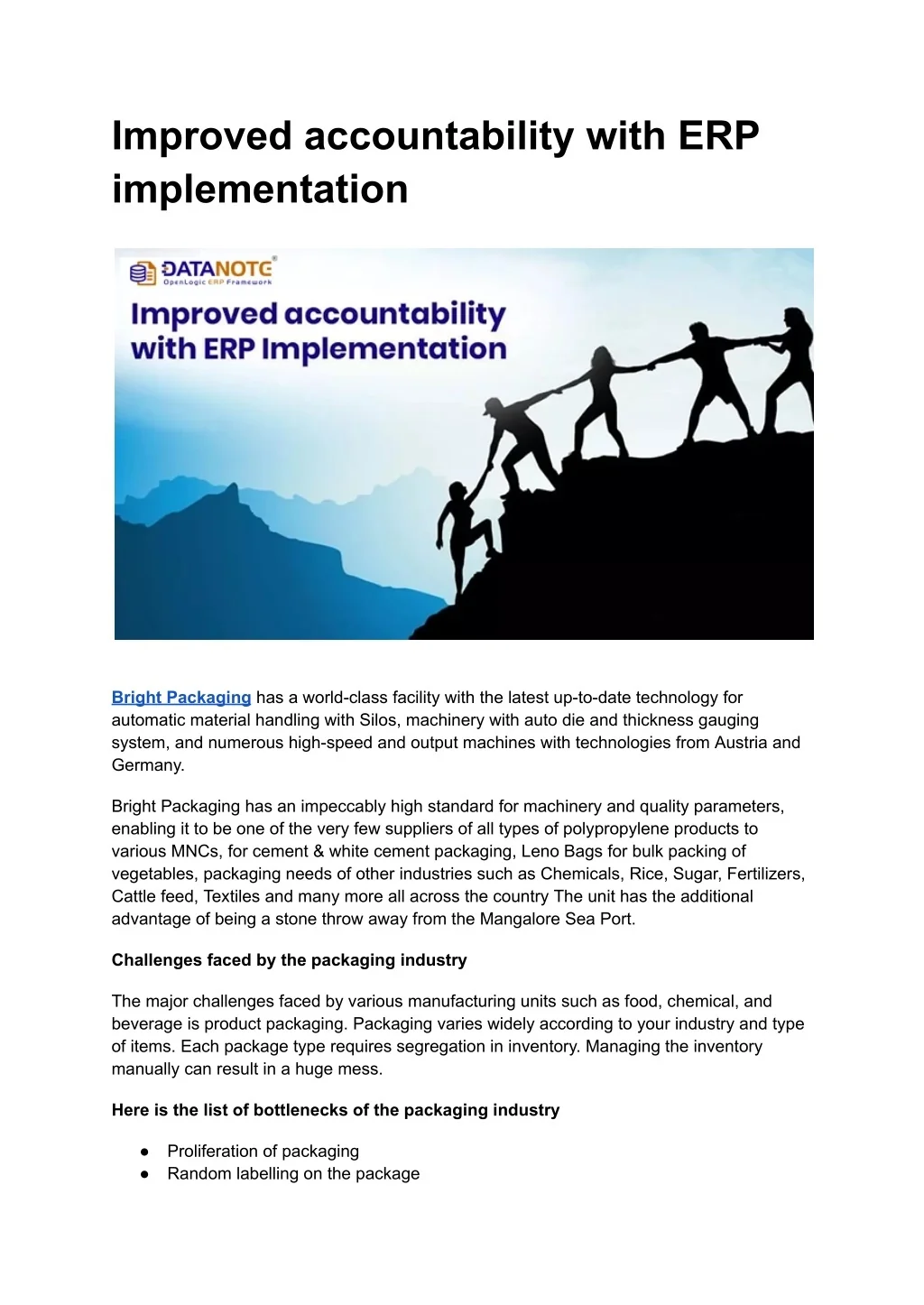 Accountability Informatica PPT - Improved accountability with ERP implementation PowerPoint ...