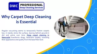 Why Carpet Deep Cleaning is Essential