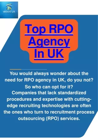 Top RPO Agency In UK