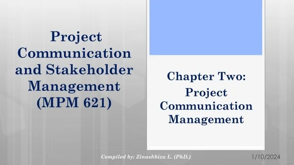 project communication and stakeholder management